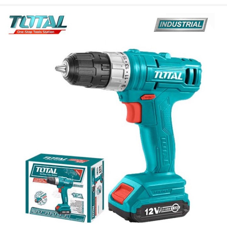 Máy khoan dùng pin Lithium 12V Total TDLI1211 (Sản Phẩm Chính Hãng 100%)