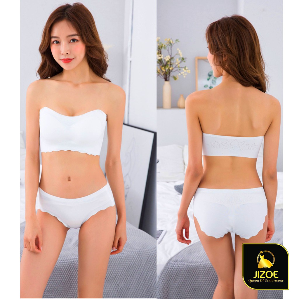 Áo lót nữ dễ thương su đúc cao cấp không đường may thoáng mát hở vai siêu đẹp Sexy gợi cảm JIZOE ALT336