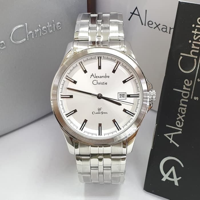 Đồng hồ đeo tay nam hiệu Alexandre Chrities 8402MDBSSSL