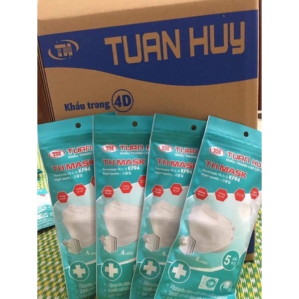 Khẩu Trang Y Tế KF94 Mask Gói 5 chiếc KT01