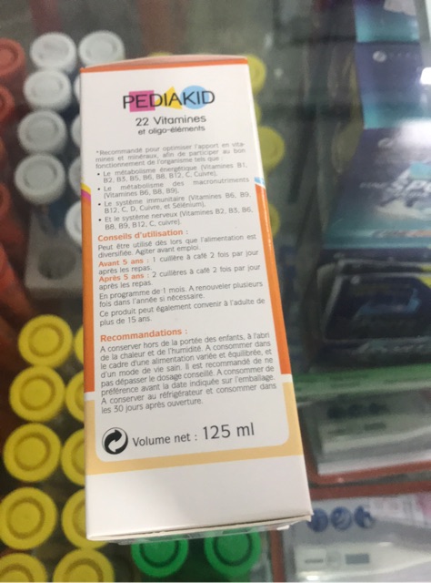 [HÀNG CÔNG TY]  PEDIAKID 22 VITAMIN