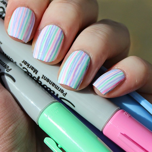 Vỉ bút lông dầu vẽ trên nhiều chất liệu Sharpie Fine Point 5/8/12/24 Màu
