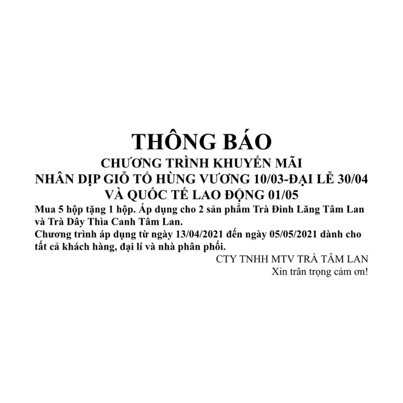 Trà Dây Thìa Canh Tâm Lan