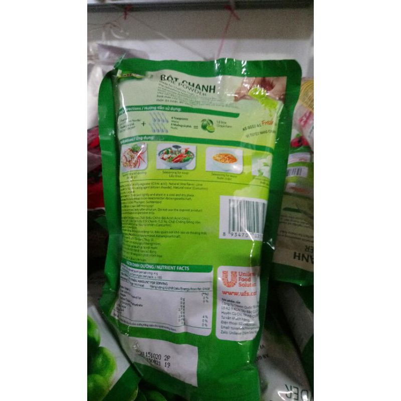 Bột chanh Knorr Lime powder gói 400g