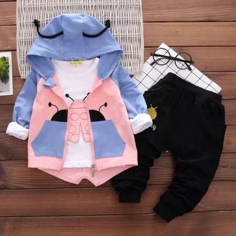 Set Áo Thun Tay Ngắn Có Nón Và Quần Yếm jeans Thời Trang Cho Bé Trai