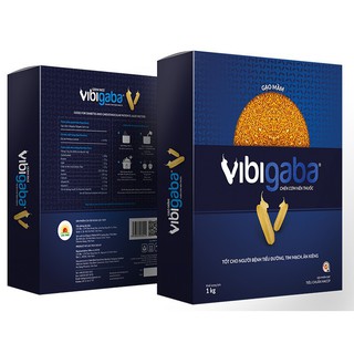 Gạo mầm vibigaba 1kg - gạo vì sức khỏe