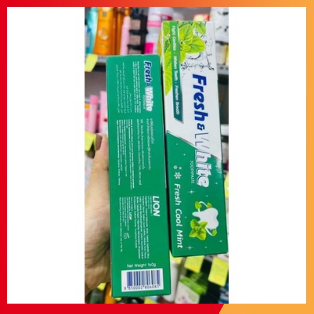 Kem Đánh Răng Fresh & White Lion 160g Thái Lan