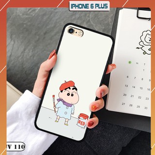 Ốp lưng điện thoại iPhone 6 Plus - lưng nhám viền dẻo