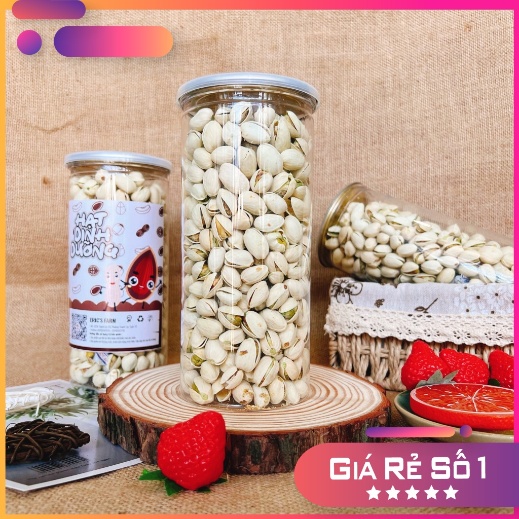 Hạt dẻ cười Mỹ Pistachio 450g, thơm giòn, hạt dinh dưỡng Eric's Farm giá rẻ