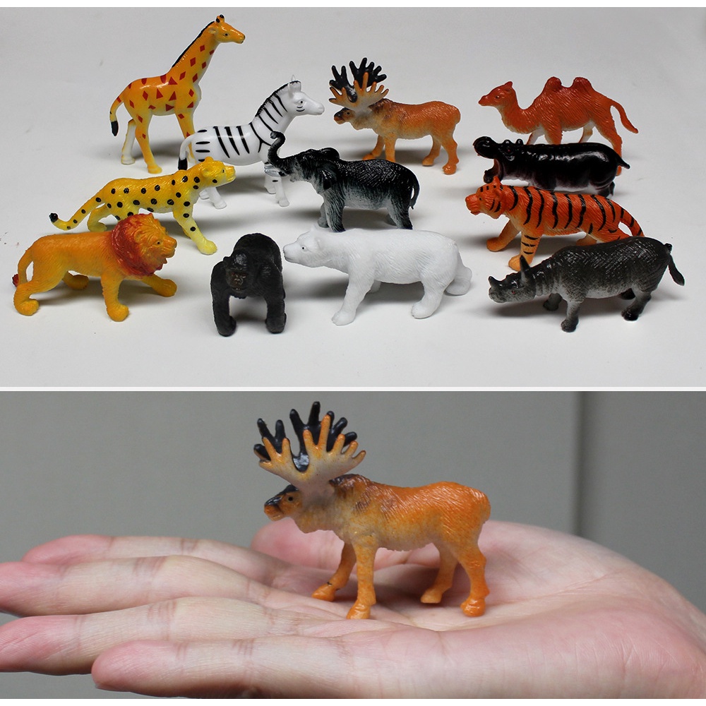 Set 12 Mô Hình Côn Trùng/Động Vật Biển Đồ Chơi Cho Bé