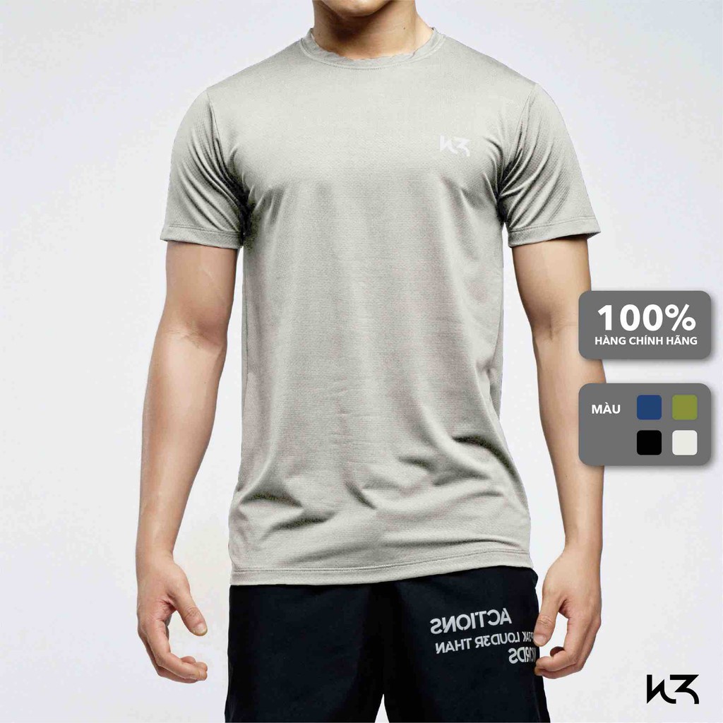 Áo thun T-shirt Whistl3 W3 Logo Tshirt chất liệu Polyester Doubleknit, 2 màu rêu & navy, phong cách thể thao, thoải mái
