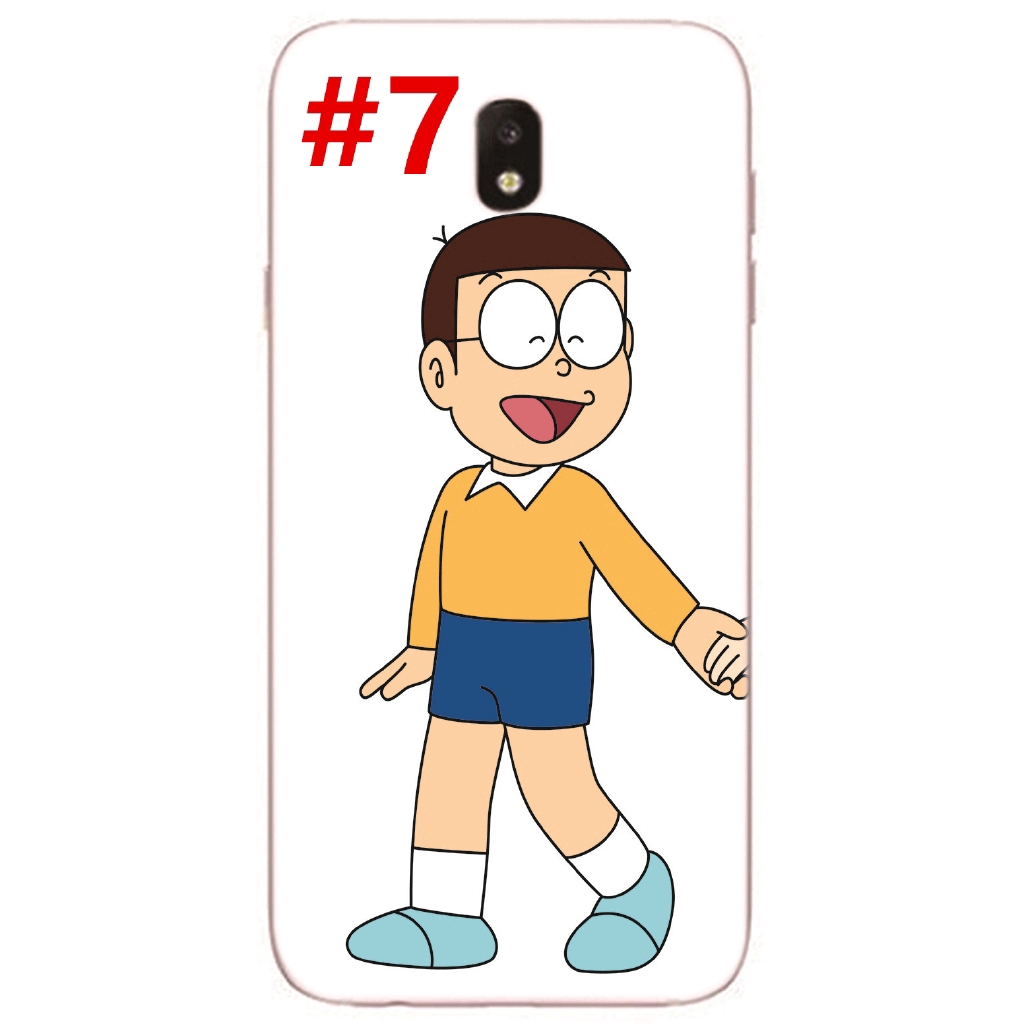 Ốp điện thoại TPU mềm họa tiết hoạt hình Doraemon dễ thương cho Samsung Galaxy J3 J5 J7 Pro/Prime/J730 2017 J530 J330