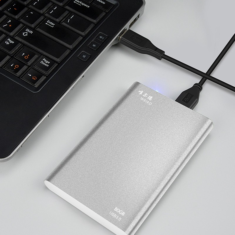 Ổ Cứng Di Động Hdd 2.5 Inch 80gb Usb 3.0 Kèm Phụ Kiện