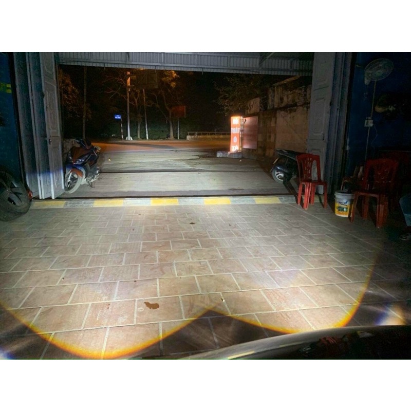 Bi gầm led AES 3 màu len xanh cao cấp- ánh sáng 6000k /4300k/  3000k