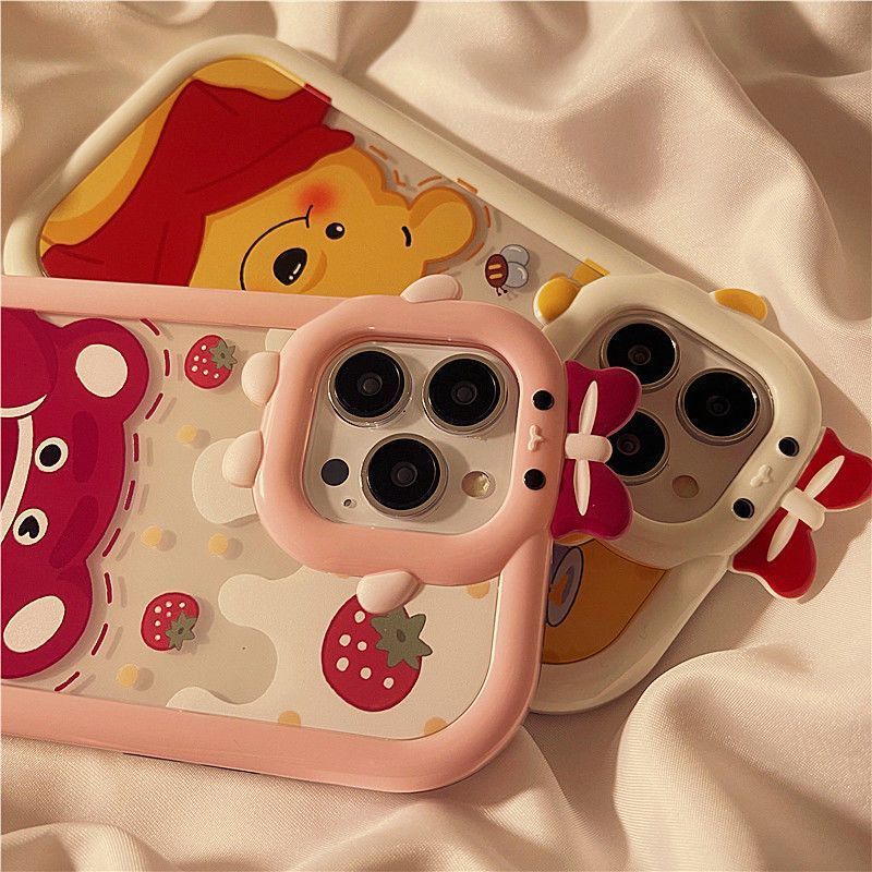 Ốp Lưng Winnie the Pooh Dễ Thương Nhiều Mẫu Mã Cho Điện Thoại iPhone 13 12 pro max XR 7 / 8P 11