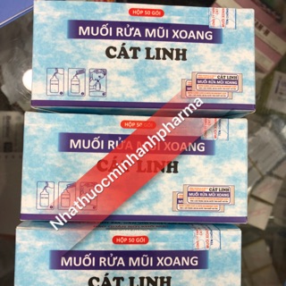 Muối rửa mũi xoang Cát Linh Hộp 50 gói