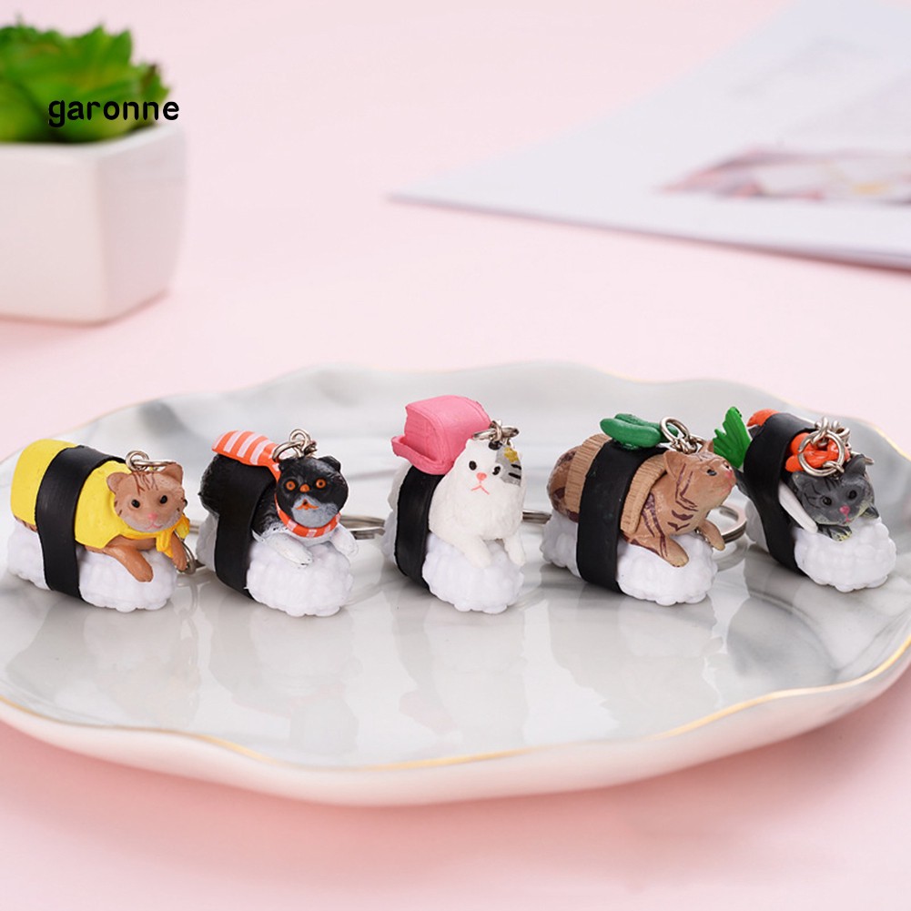 Móc khóa hình thức ăn sushi độc đáo