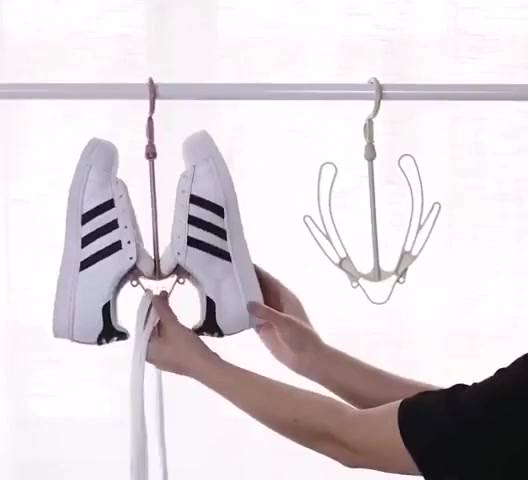 Móc treo phơi giày dép (G8) xoay 360 độ, nhỏ gọn tiết kiệm không gian, dễ sử dụng tháo lắp dễ dàng (G8) | BigBuy360 - bigbuy360.vn