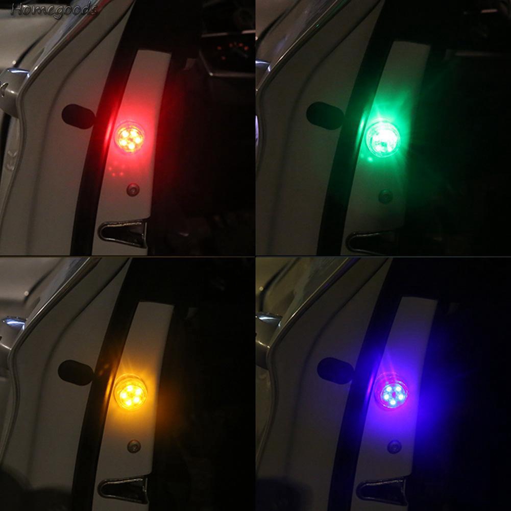 Set 2 Đèn Led Cảnh Báo Gắn Cửa Xe Ô Tô Kèm Phụ Kiện