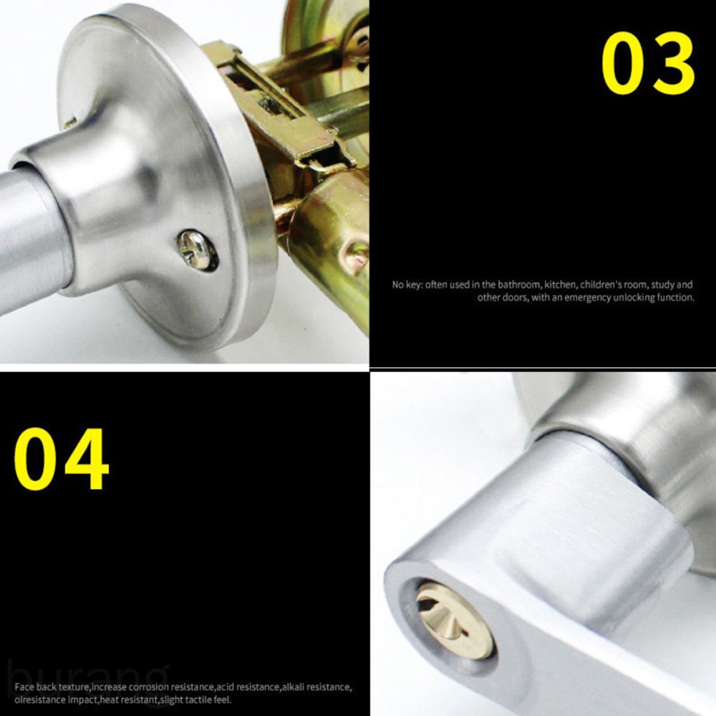 Bộ khóa tay nắm cửa bằng hợp kim kẽm 30-50mm cho phòng khách chất lượng cao