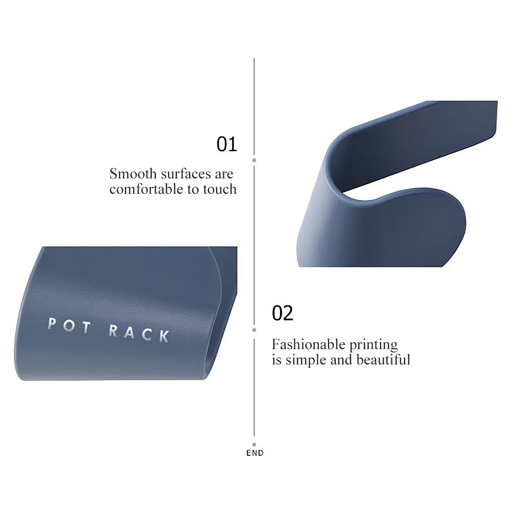 Giá Gắn Tường Để Nắp Nồi Tiện Lợi