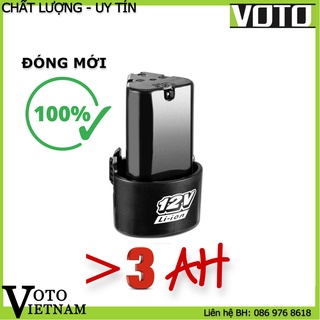 Pin 12v Voto đóng mới dung lượng cao chuẩn chất lượng (pin tam giác)