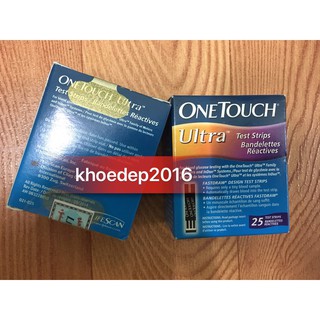 Que thử đường huyết OneTouch Ultra 2