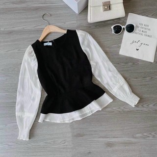 Áo kiểu peplum che bụng tôn dáng ,hàng cao cấp