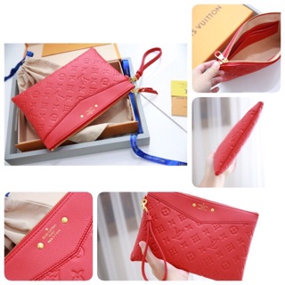 Clutch cầm tay da dê sz 25, full box