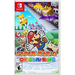 Máy Game Nintendo Switch V2 Neon Kèm Game Minecraft Dungeons + Paper Mario: Origami Kin