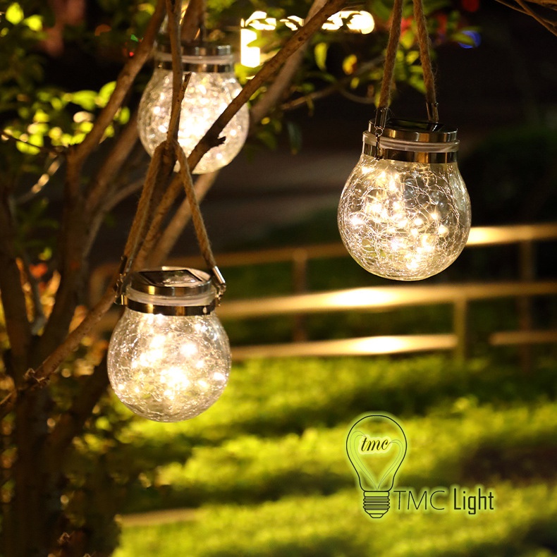 Đèn led năng lượng mặt trời, decor sân vườn ban công T12 - TMC Store - Chịu nắng mưa trang trí sân vườn