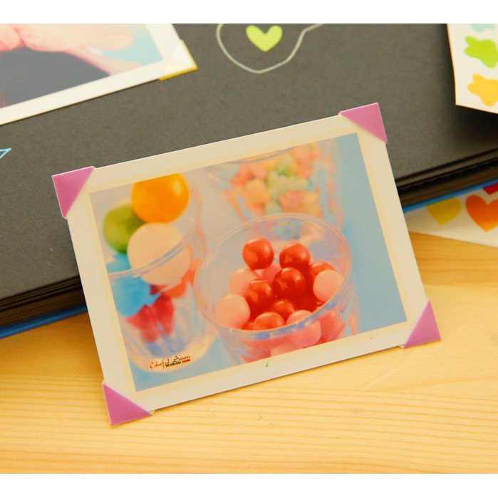 Sticker góc ảnh trong suốt STA003