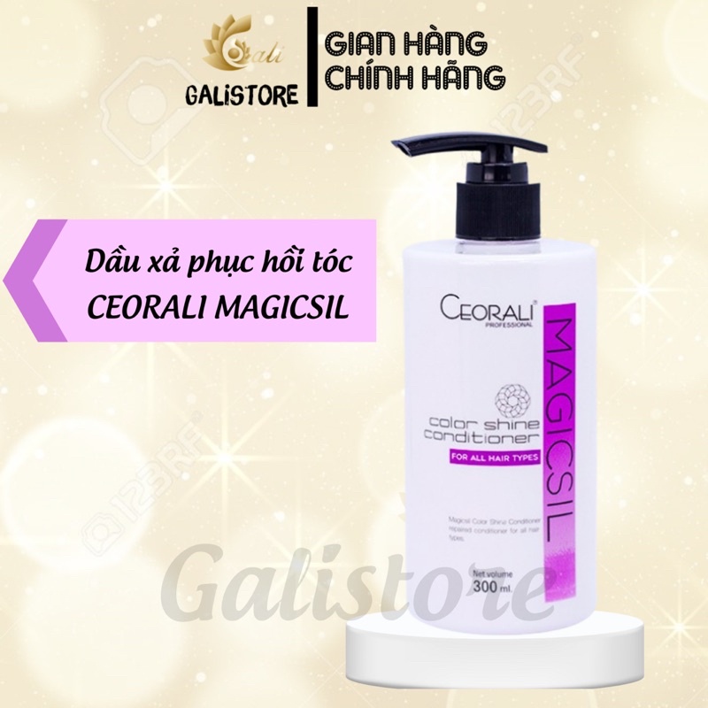 Dầu xả hồi sinh tóc hoá chất Ceorali Magicsil 300ml