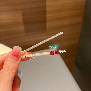 Kẹp Tóc Hình Quả cherry Đính Đá Dễ Thương