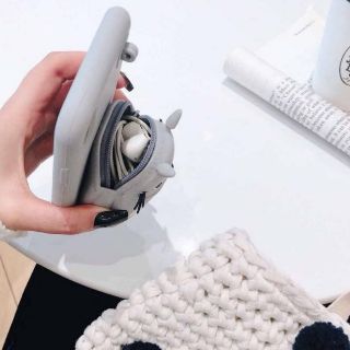 Ốp gấu Ví + Dây đeo cổ dành cho IPHONE