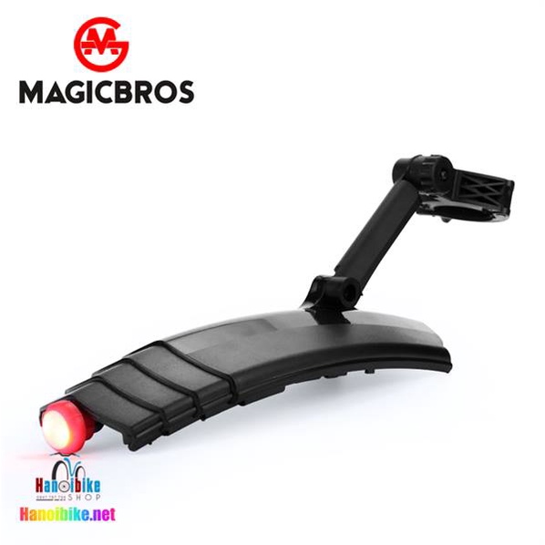 Chắn bùn xe đạp Magic Bros rút có đèn cảnh báo sau