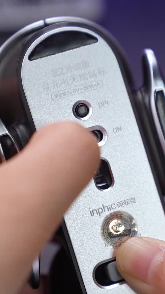 Chuột máy tính không dây Yindiao Inphic X2 gaming silent ngoại hình công thái học độc đáo DPI 2400 chống ồn cho gamer | BigBuy360 - bigbuy360.vn