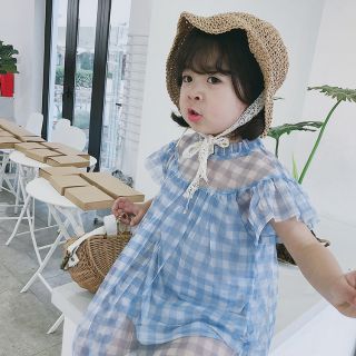 Váy voan kẻ bg- huyền ng
