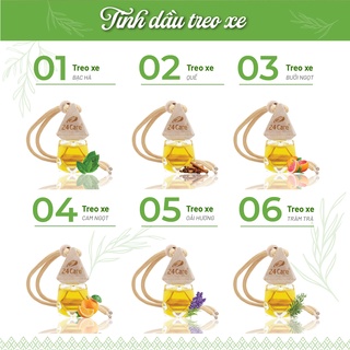 Tinh dầu treo xe Sả Java 24Care 10ml