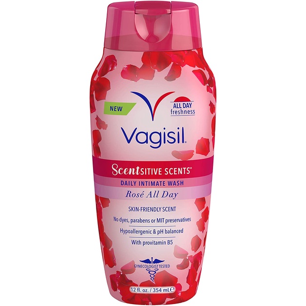 6 mùi hương Dung dịch vệ sinh phụ nữ Vagisil 354ml