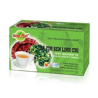 Trà Tim Sen Linh Chi - Lotus Reishi Mushroom Tea