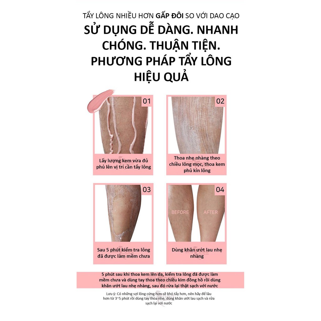 Kem Tẩy Lông Cao Cấp Holikey Perfect Clear Hair Removal Cream Made In Hàn Quốc 100ml