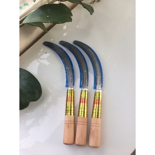 SET 3 LIỀM CÁN GỖ SIÊU BÉN CẮT DỪA,CỎ VOI