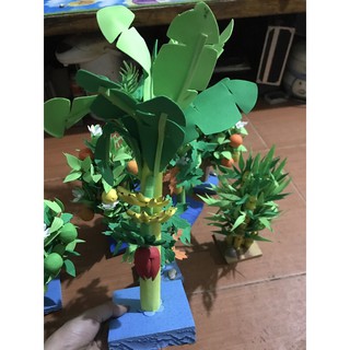 cây xanh đồ dùng mầm non