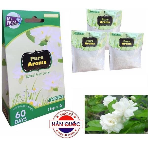 [Giá công phá] 1 Hộp gồm 3 túi thơm ngàn hoa Mr Fresh (10g/túi) (Phân phối bởi Hando)