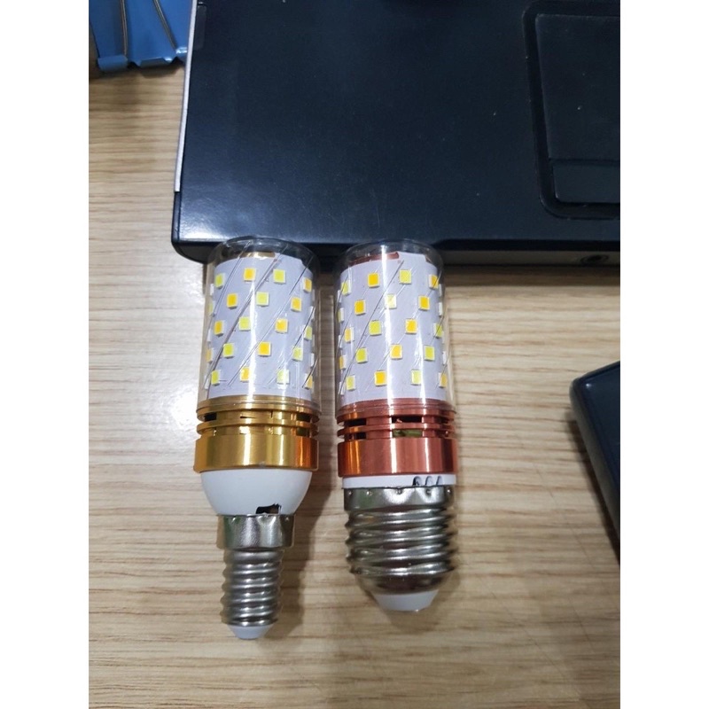 Bóng Ngô 12W Đui E27, E14 Đổi 3 Màu(Trắng+Vàng+Trung Tính)