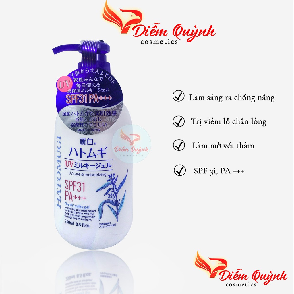  Sữa Dưỡng Thể Hatomugi SPF31 PA+++ 250ml | BigBuy360 - bigbuy360.vn