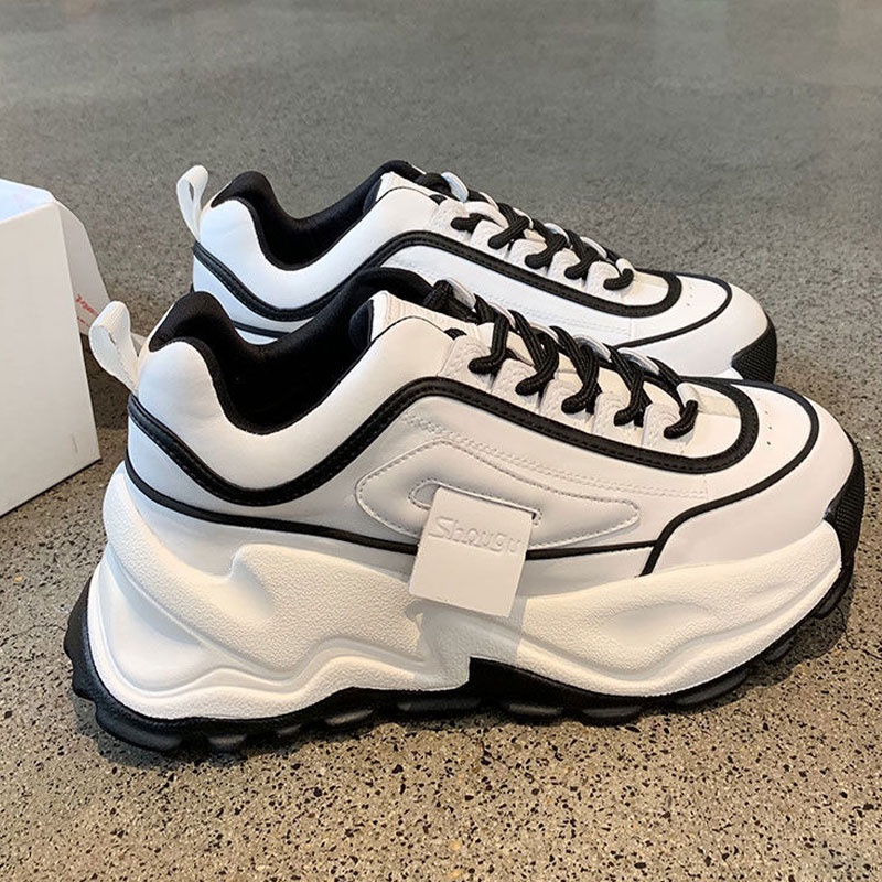 Giày Thể Thao Đế Dày Phong Cách harajuku Hàng Mới Dành Cho Bạn Nữ