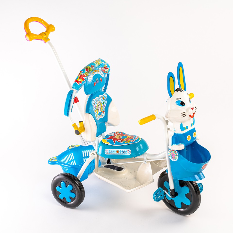 Xe Đạp 3 Bánh Trẻ Em Có Cây Đẩy Và Không Nhạc - Đại Phát Tài - 1173XD3BKN Dành Cho Trẻ Từ 3 Đến 5 Tuổi