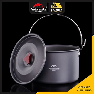 Nồi treo Alumina 4L dã ngoại kèm túi lưới NatureHike - NH17D021-G, cam kết hàng chính hãng, đúng mô tả
